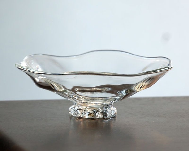 暮暮 玻璃六角皿 - 小碟/醬油碟 - 玻璃 白色