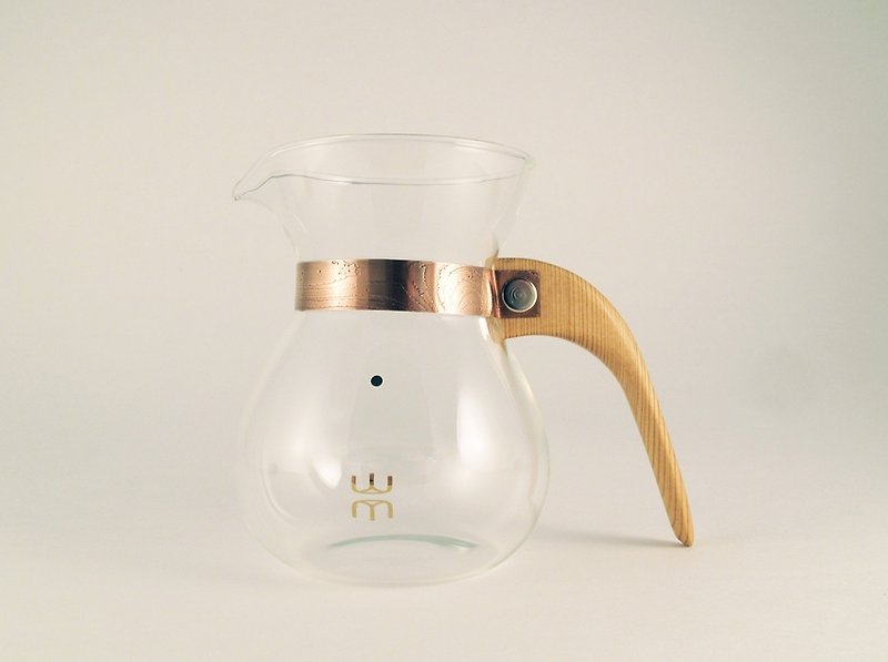 露La Rosee木質手感咖啡壺/第二代/簡約款/台灣檜木/需預購 - 咖啡壺/咖啡器具 - 木頭 黃色