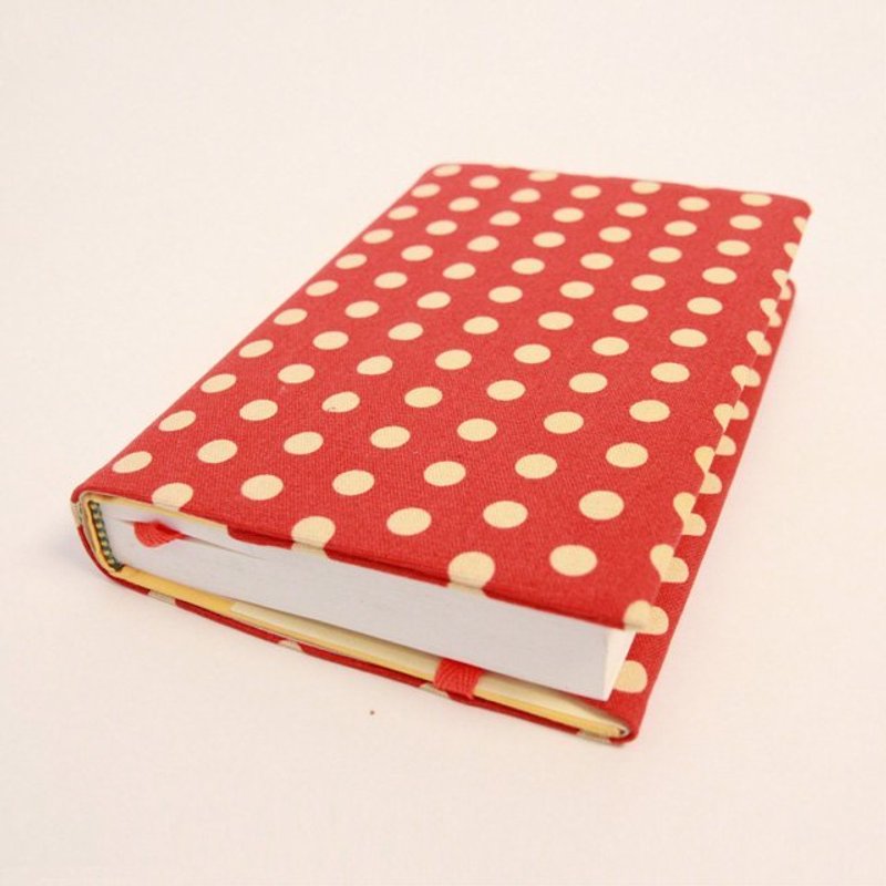 Japan Dot Book Cover / Red - สมุดบันทึก/สมุดปฏิทิน - วัสดุอื่นๆ สีแดง