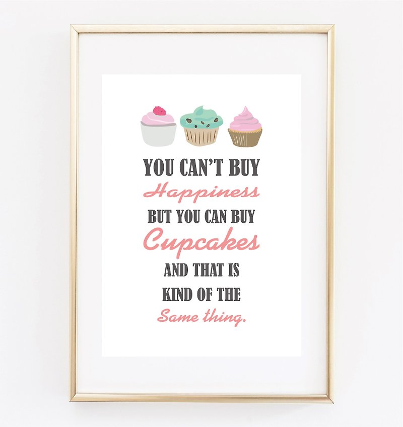 you can buy cupcakes, customizable posters - Wall Décor - Paper 