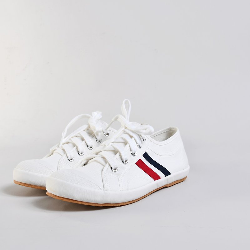 lana classic white / casual shoes / canvas shoes - รองเท้าลำลองผู้หญิง - วัสดุอื่นๆ ขาว