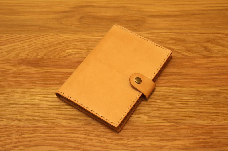 Passport Case Passport Holder - ID & Badge Holders - Genuine Leather Gold