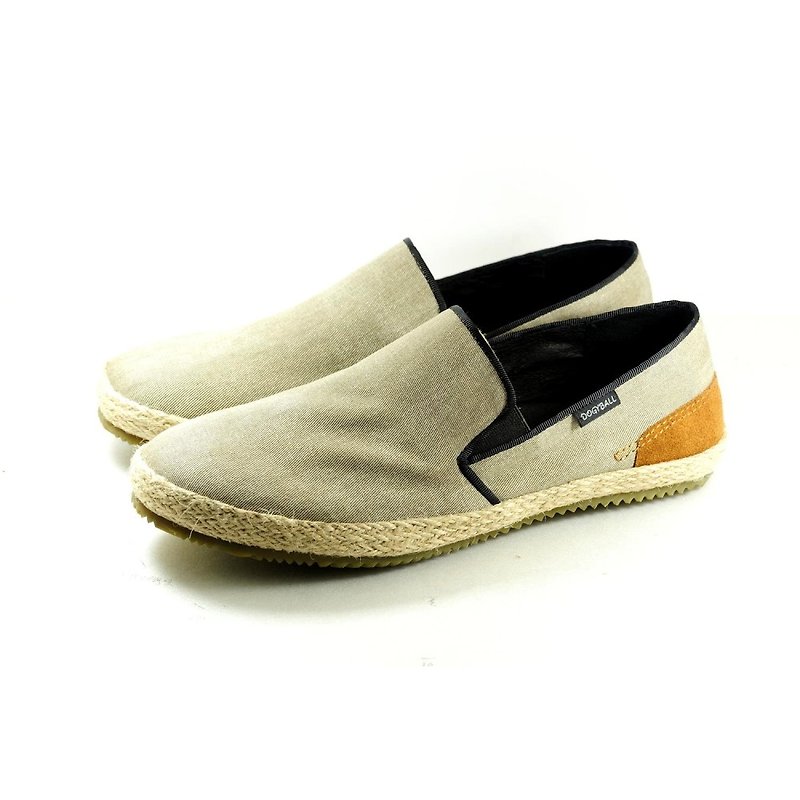 JB4 REEDS - Men's Summer Slip-On Loafers  3 Colors - Men's Oxford Shoes - Cotton & Hemp Green