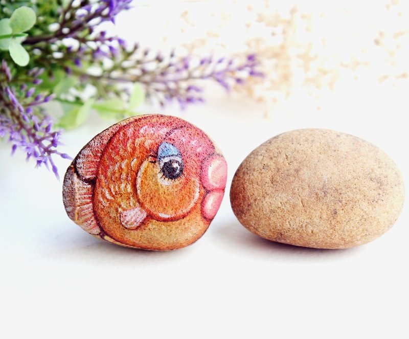 goldfish Stonepainting - Other - Waterproof Material Multicolor