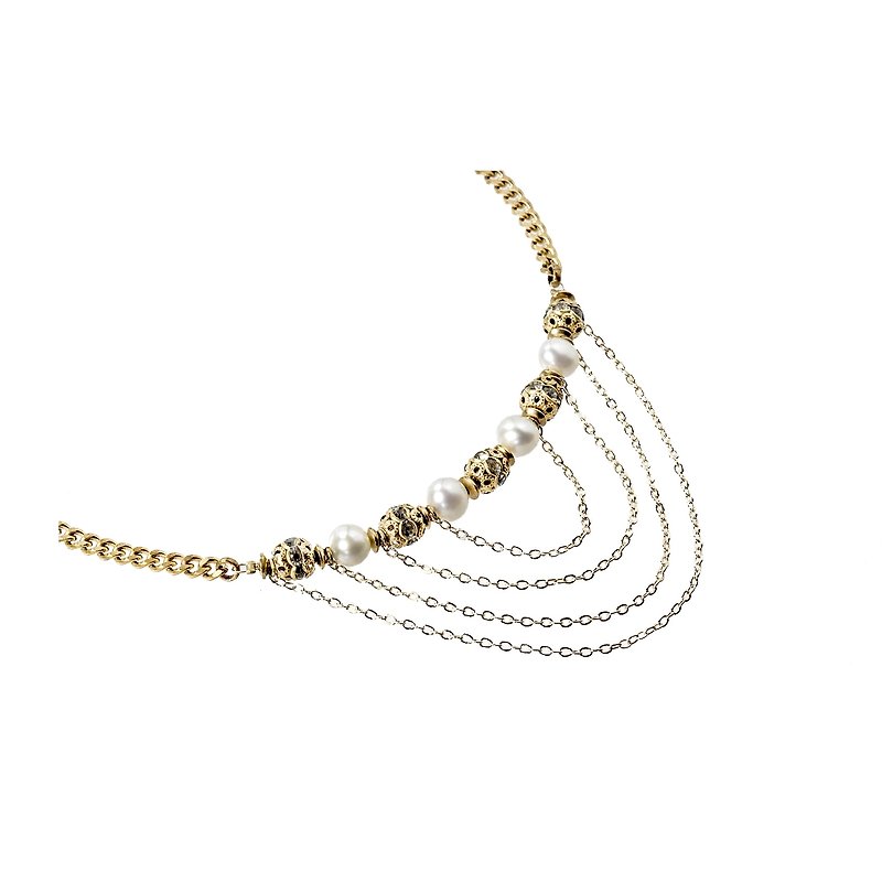 Dress Code / 20"Necklace - Necklaces - Gemstone Gold