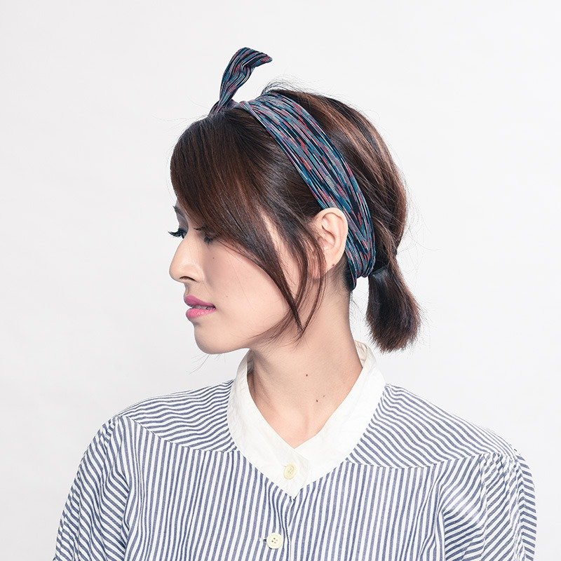 Make a wish aluminum hair band - เครื่องประดับผม - วัสดุอื่นๆ สีดำ