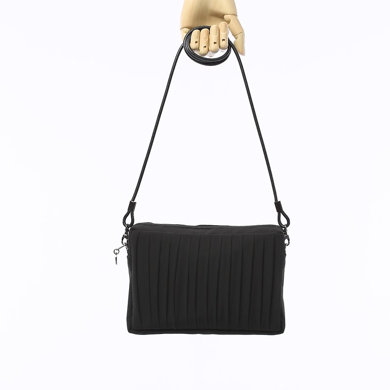 Nanting series bag/small fried bag (black). backpack. crossbody bag - Messenger Bags & Sling Bags - Other Materials 