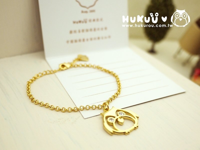 §HUKUROU§Accessories‧Miscellaneous §"Owl Guardian Series" Bracelet (Dangling Style)-3 Colors - Necklaces - Other Metals 