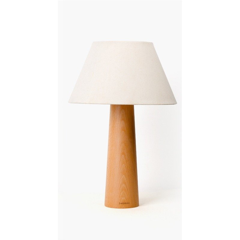 MAN beech wood table lamp - ของวางตกแต่ง - ไม้ สีทอง