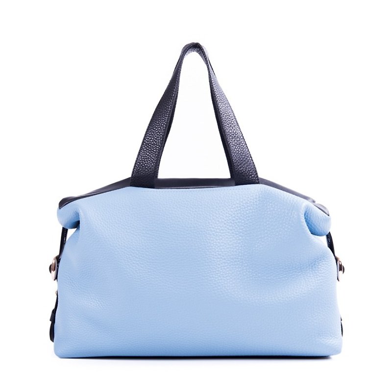 Patina leather handmade custom color Sandrine fight skin handbag · - Handbags & Totes - Genuine Leather Multicolor