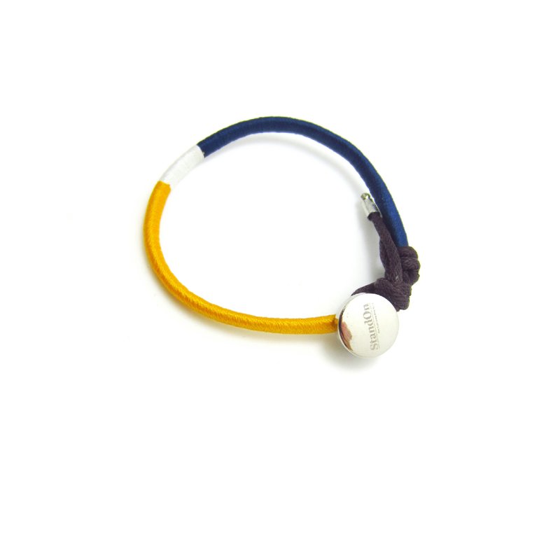 • StandOn • 熱帶海軍風特製手環 x Blend Bracelet - 手鍊/手環 - 其他材質 橘色