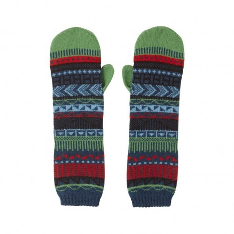 【冬季特賣】Graph 純羊毛手套-藍 | Donna Wilson - 手套 - 其他材質 綠色