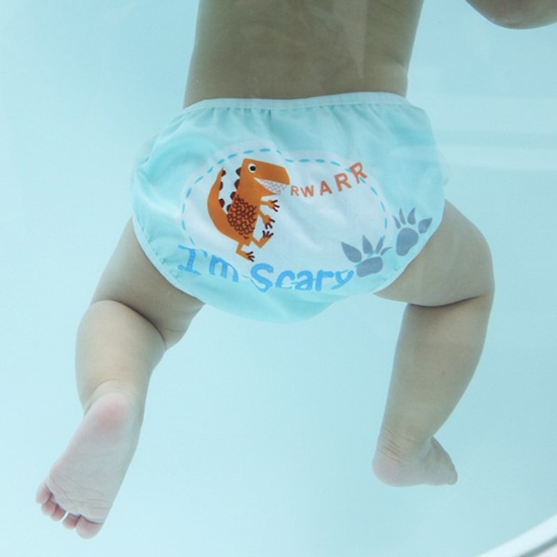 S1 Swimava恐龍嬰兒游泳尿褲-L - 嬰兒/兒童泳衣 - 其他材質 藍色