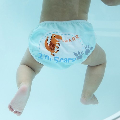 Swimava 台灣總代理 S1 Swimava恐龍嬰兒游泳尿褲-L