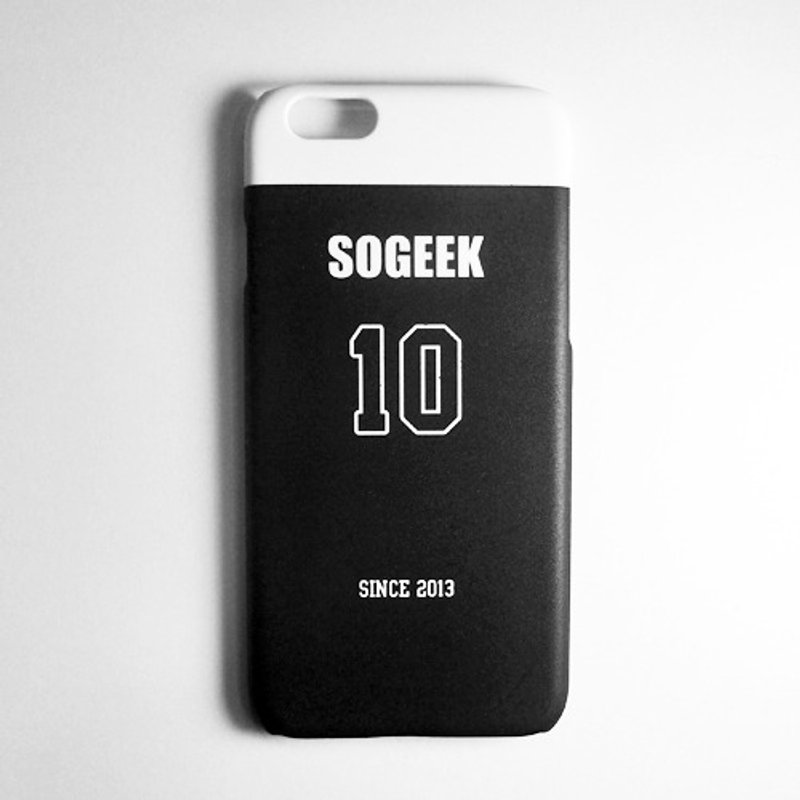 SO GEEK 手機殼設計品牌 THE JERSEY GEEK 球衣背號客製款 045 - 手機殼/手機套 - 塑膠 黑色