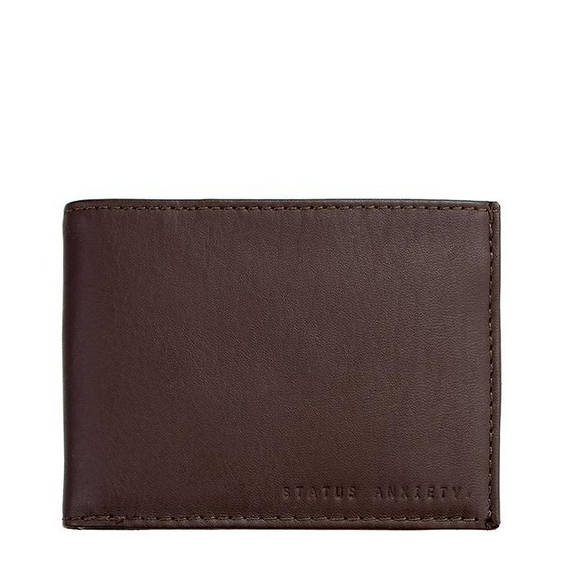 NOAH short clip_Chocolate / dark coffee - Wallets - Genuine Leather Brown