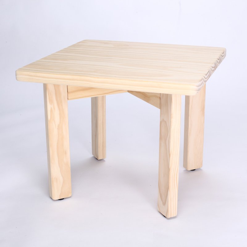DIY小方桌 - 餐桌/書桌 - 木頭 卡其色