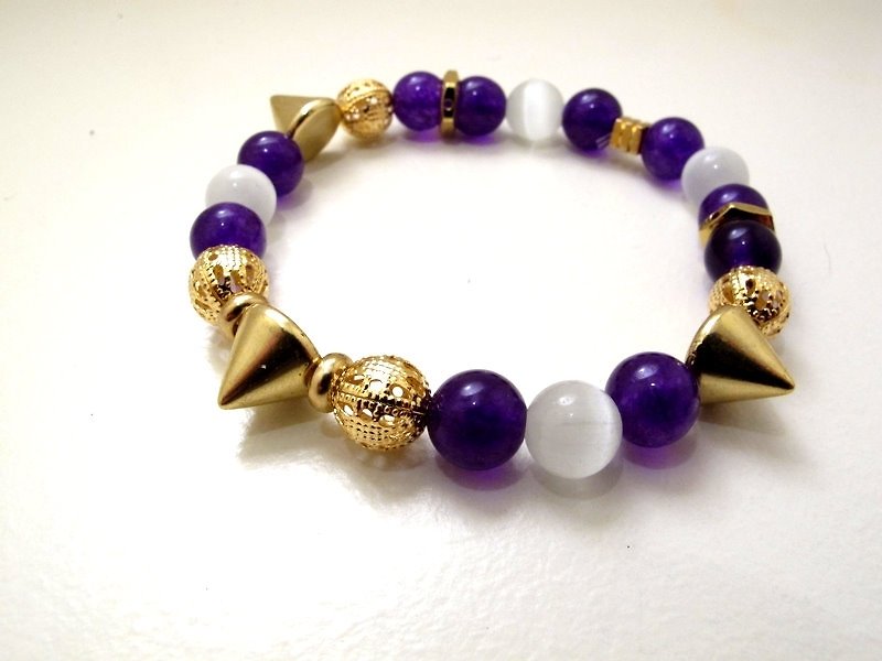 Splendid fireworks ore bracelet - Bracelets - Other Materials Purple