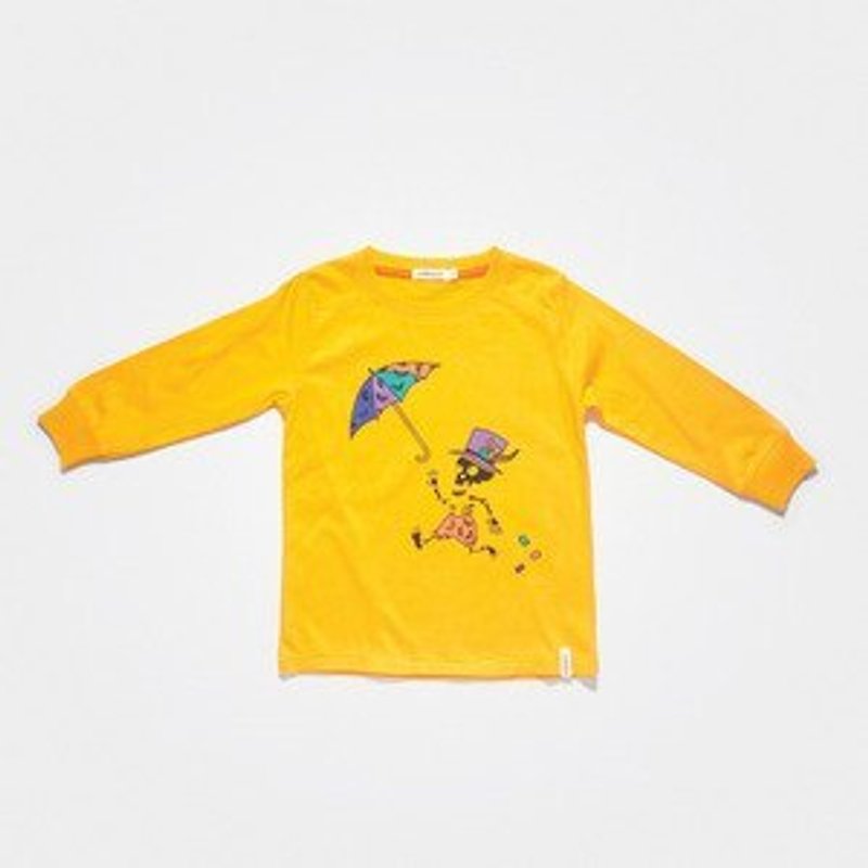 Mr. Skull Umbrella Long Sleeve Top - Other - Other Materials Yellow
