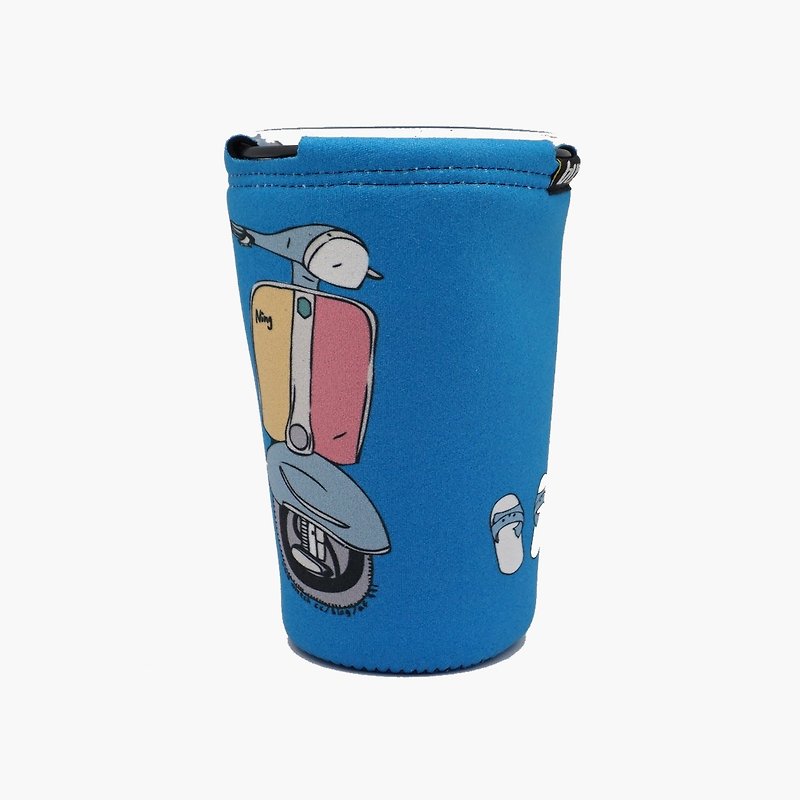 BLR Drink caddy Ning  Vespa Blue  WD56 - Beverage Holders & Bags - Other Materials Blue
