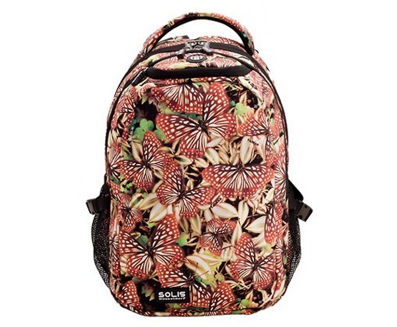 Butterfly  Laptopt Backpack - Laptop Bags - Other Materials Multicolor