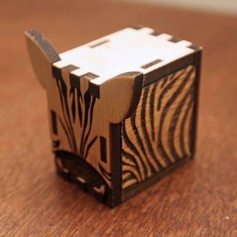 KOKOMU Animal Wooden music box.Zebra.DIY Kits - Wood, Bamboo & Paper - Wood 