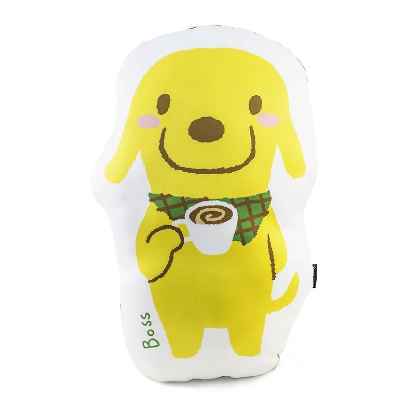 BaoBao Hug Pillow: Dog Store Manager - หมอน - วัสดุอื่นๆ สีเหลือง