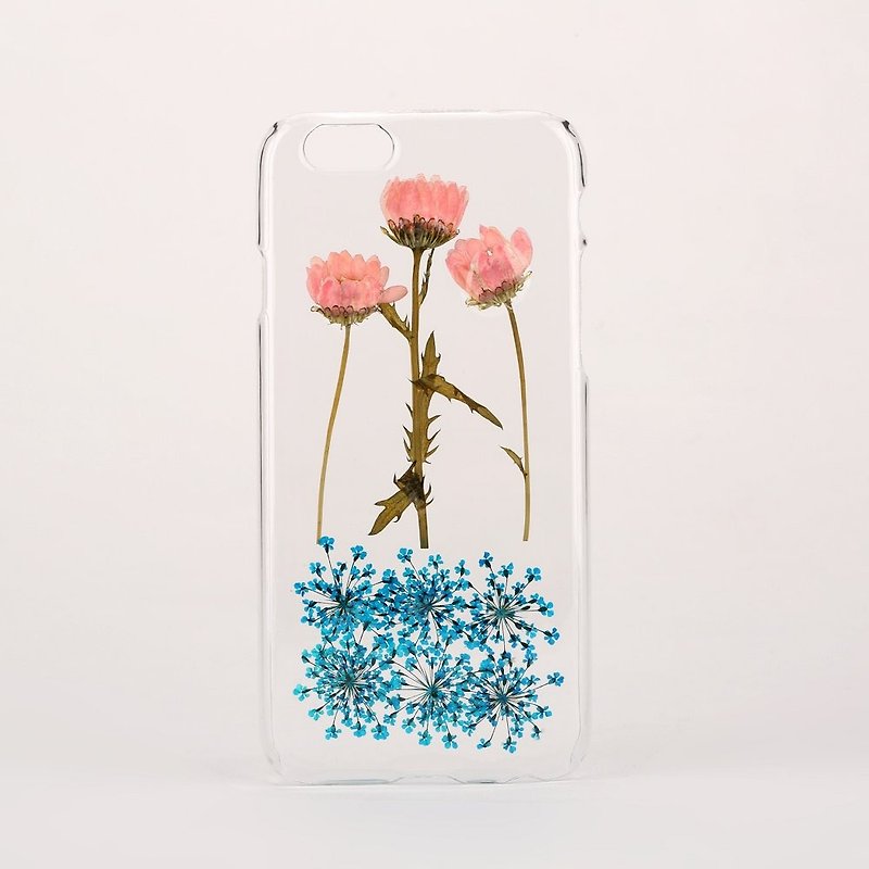 Clear iPhone Case Pressed Flower Samsung Case - เคส/ซองมือถือ - พืช/ดอกไม้ หลากหลายสี