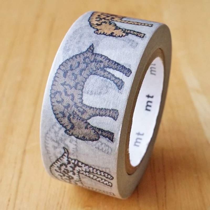 mt x mina perhonen and paper tape [animal fabric (MTMINA28)] - Washi Tape - Paper Multicolor
