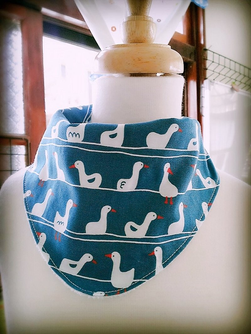 鵝鵝鵝三角領巾/口水巾 - 圍兜/口水巾 - 其他材質 