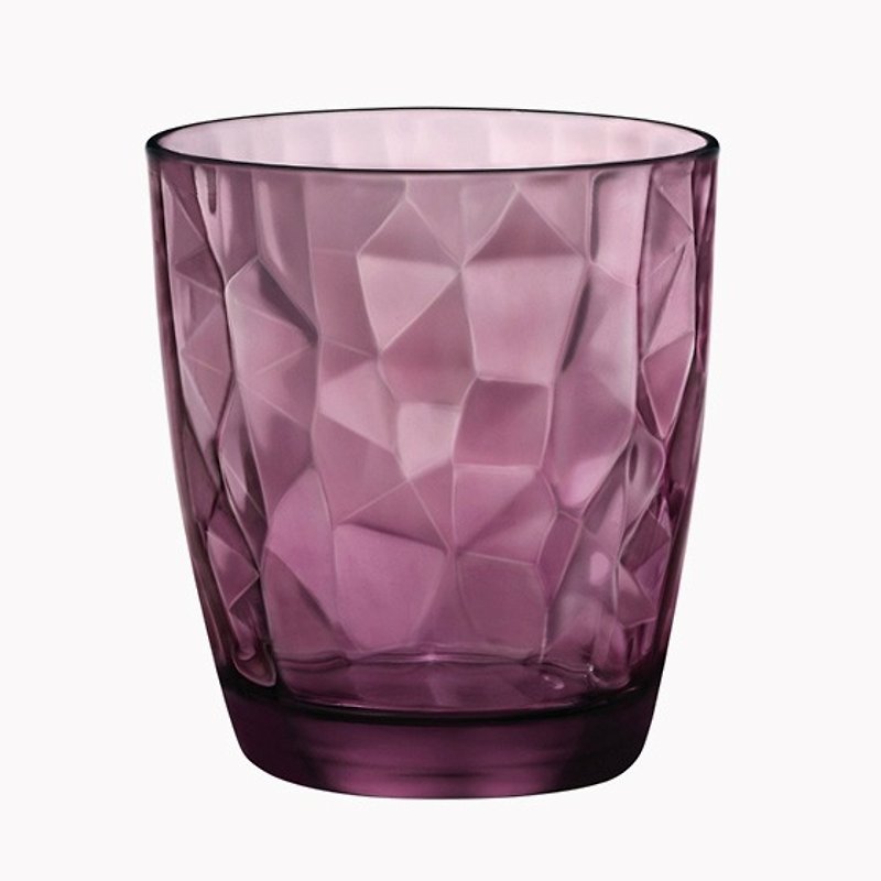Valentine 390cc [paradise] Lin purpurea (purple) Italy Bormioli Rocco series of lead-free stained glass diamond cup 100 percent healthy harmless lettering Cup - แก้วไวน์ - แก้ว สีม่วง