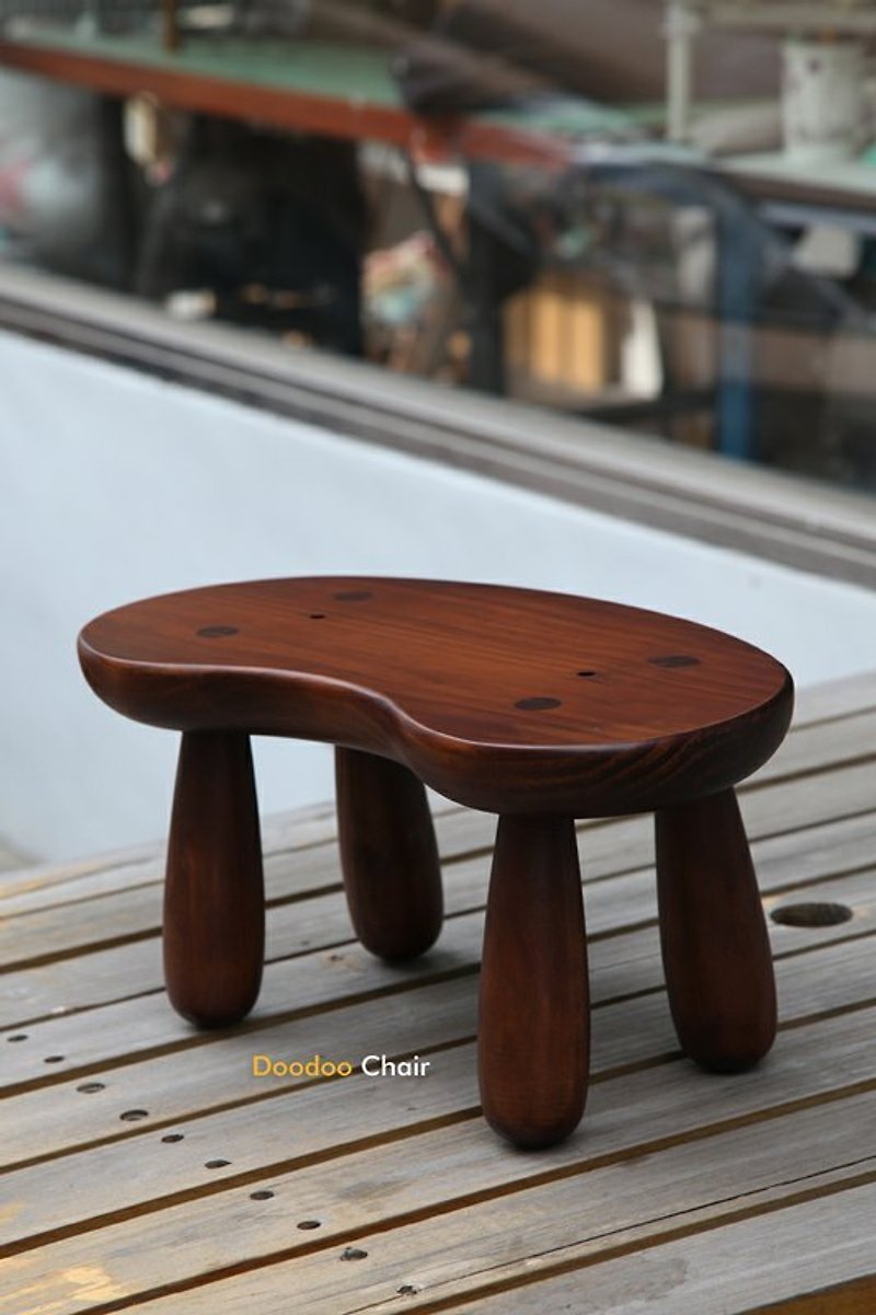 Doodoo beans chair - ของวางตกแต่ง - ไม้ สีนำ้ตาล