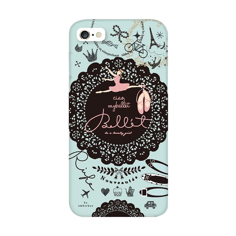 Tiffany Lace ballet girl Phonecase iPhone6/6plus+/5/5s/note3/note4 Phonecase - Phone Cases - Other Materials Green