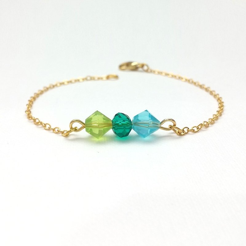 ♥ HY ♥ x handmade beaded bracelet bracelet * ocean vitality - สร้อยข้อมือ - วัสดุอื่นๆ สีเหลือง