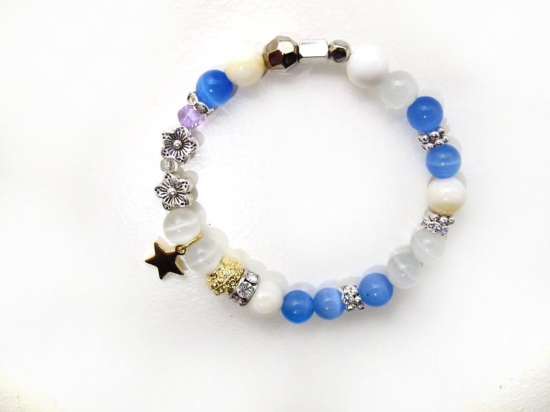Zodiac sign Pisces - Bracelets - Other Materials Blue