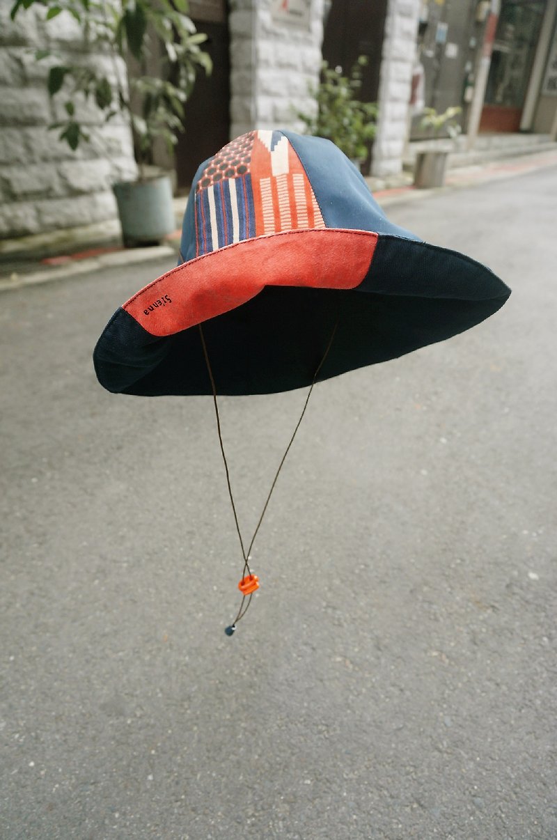 Sienna晴雨ALL PASS帽(此款橘色部分不防水) - Hats & Caps - Waterproof Material Orange