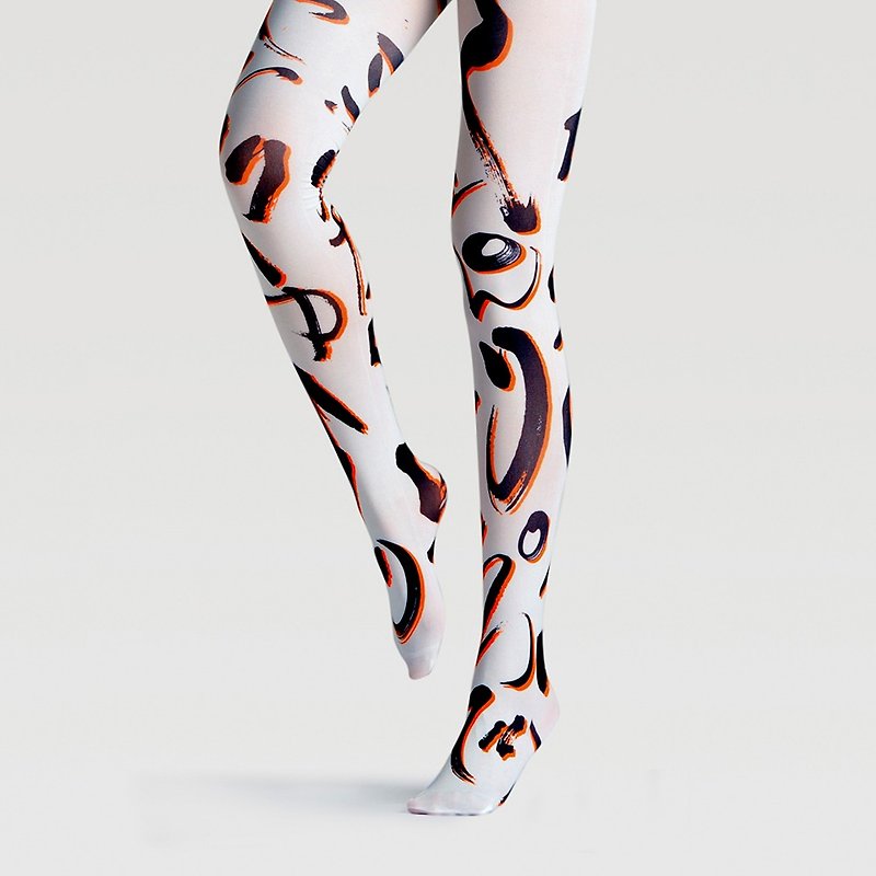 viken plan 設計師品牌 連褲襪 棉襪 創意絲襪 圖案絲襪 異勢 - 襪子 - 棉．麻 