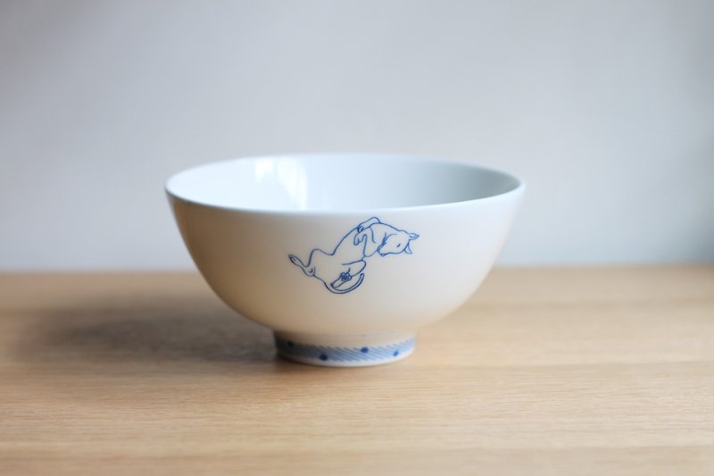 Dog grain bowl - Bowls - Porcelain White