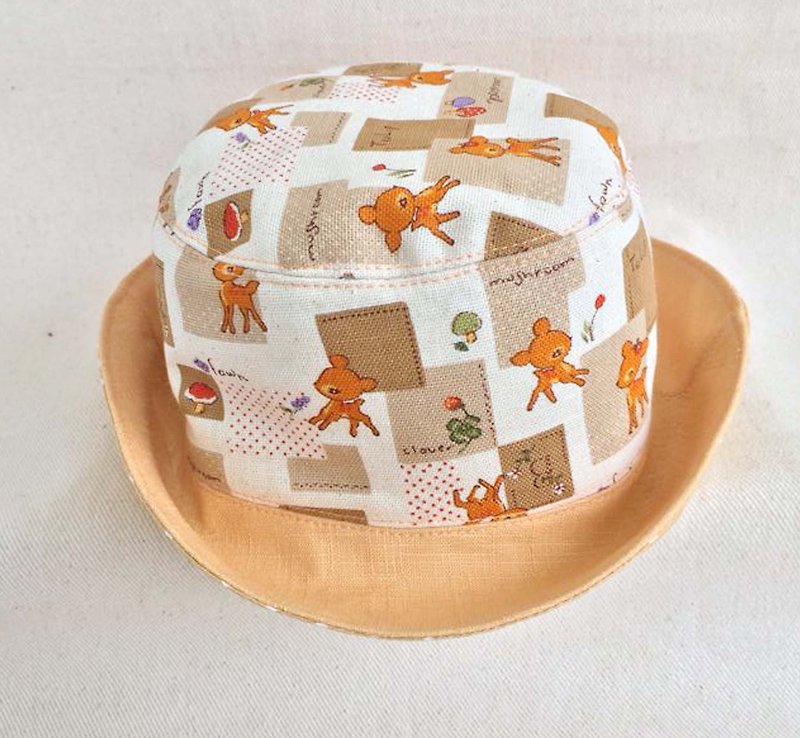 Va handmade Beanie series fairy Department of deer-sided hat - Other - Other Materials Orange