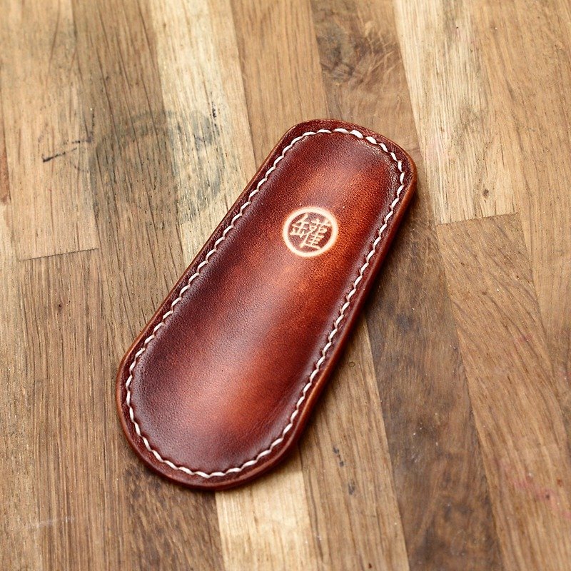 Handmade pot handmade custom shoehorn mention shoes shoes is full leather vegetable tanned leather handmade trumpet - Men's Casual Shoes - Genuine Leather Brown