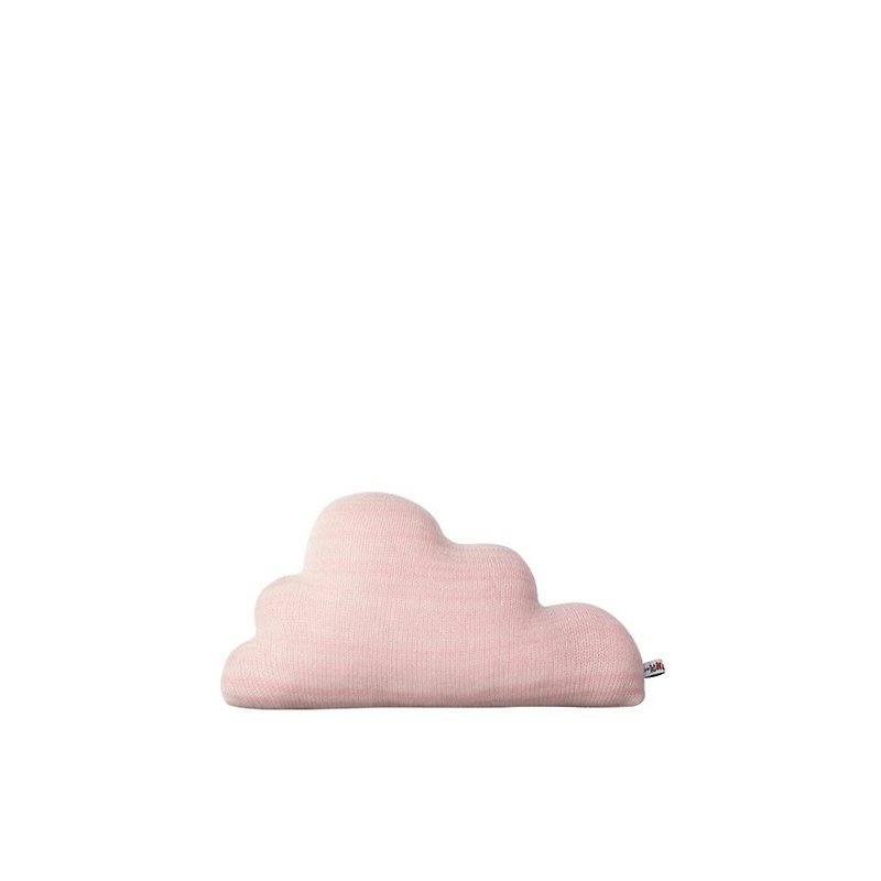 【冬季特賣】Cuddly Cloud 造型抱枕-迷你粉 | Donna Wilson - 枕頭/咕𠱸 - 羊毛 粉紅色