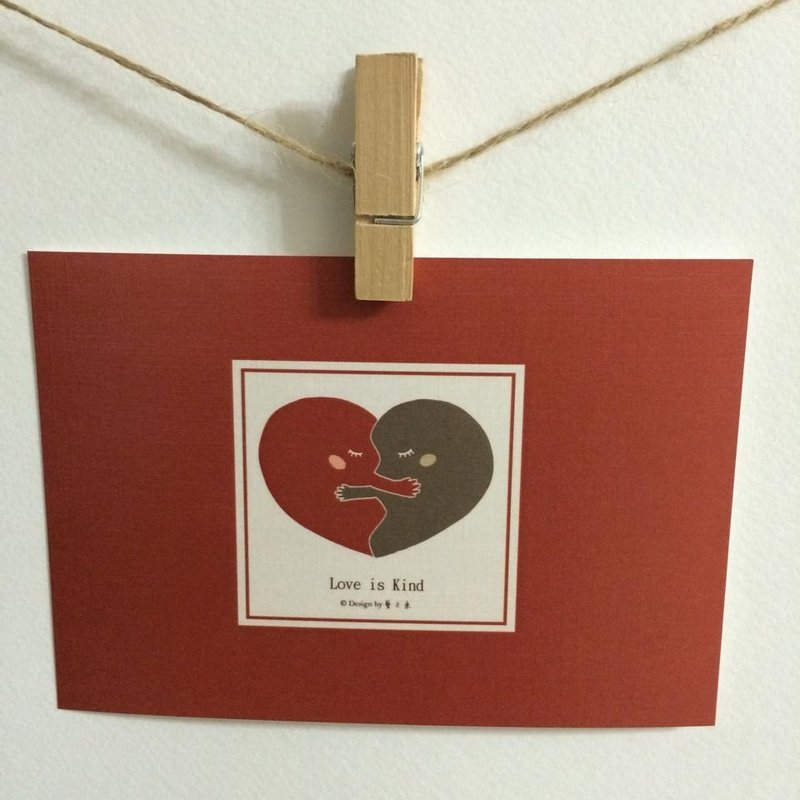 "Art Fish" Love is Kind --C0021 - Cards & Postcards - Paper Red