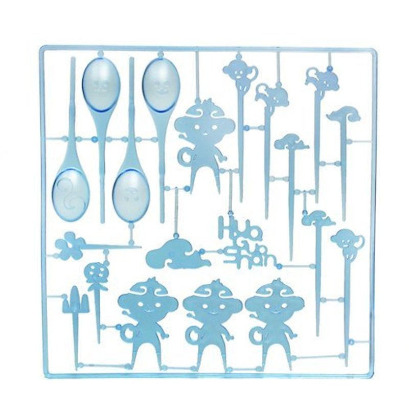 【Dot Design】花果叉-藍色 - 刀/叉/湯匙/餐具組 - 塑膠 藍色