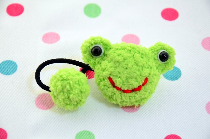 Knitted woolen soft hair bundle-frog - Baby Accessories - Paper Green