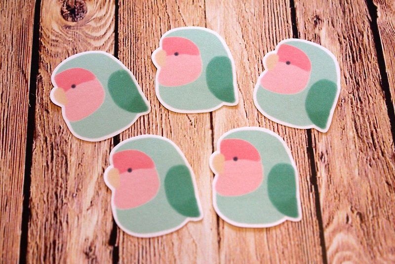 Happiness is defined. Happiness Only. Small moron soil small parrot stickers - สติกเกอร์ - กระดาษ 