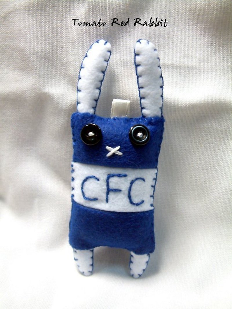 [Football Bunny] Premier League-Chelsea Football Club - พวงกุญแจ - วัสดุอื่นๆ สีน้ำเงิน
