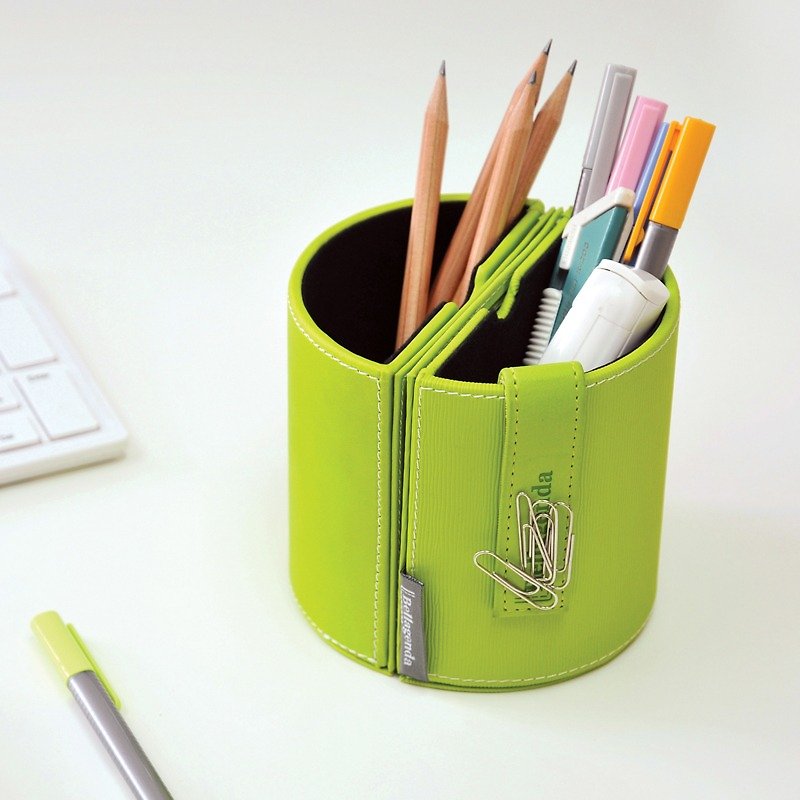 Bellagenda Sira retractable pen Frames - Pen & Pencil Holders - Genuine Leather Green