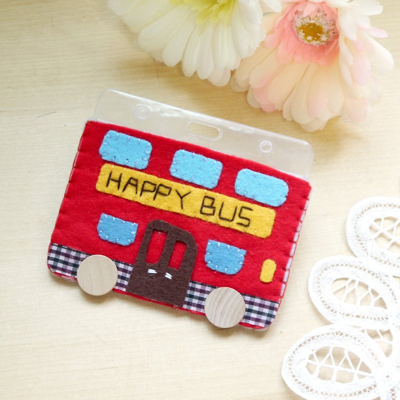 Happy bus 證件夾(不織布) - 其他 - 其他材質 紅色