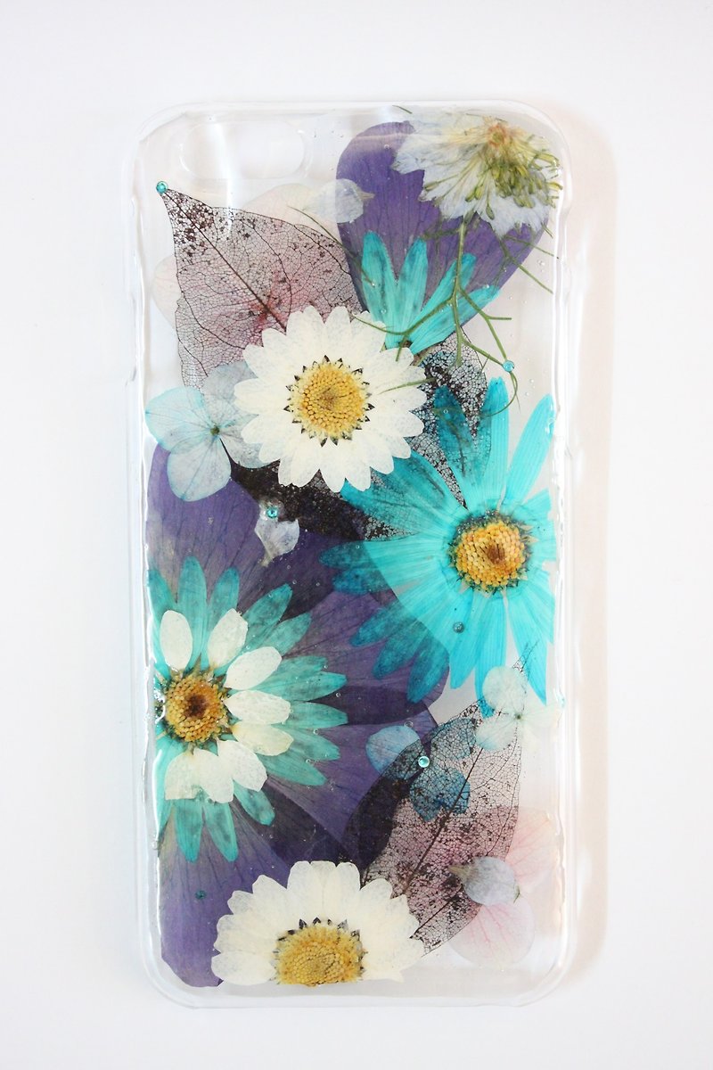 Taiwan Free Shipping Pressed Flower Phone Case Pressed Flower Custom-made - Phone Cases - Plants & Flowers Multicolor