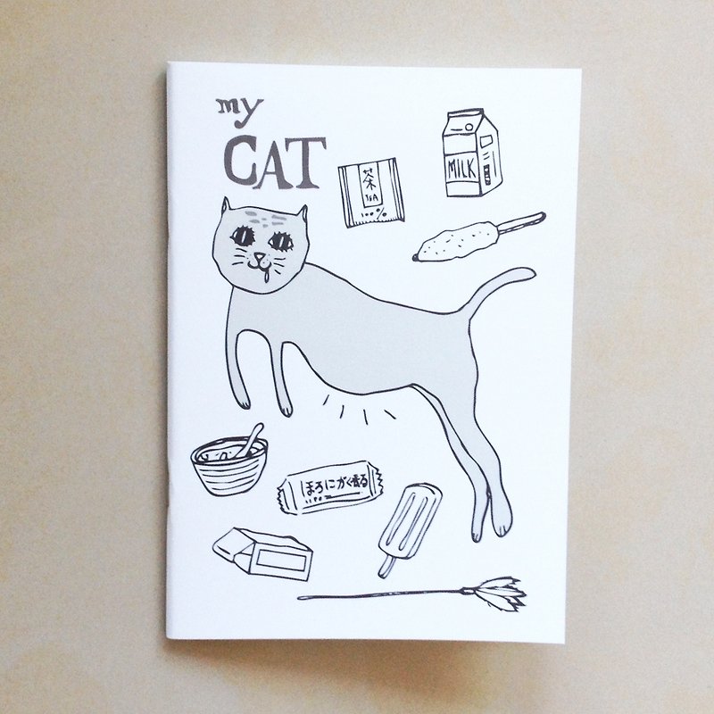 A5 Blank Notebook My Cat | MonkeyCookie - สมุดบันทึก/สมุดปฏิทิน - กระดาษ 